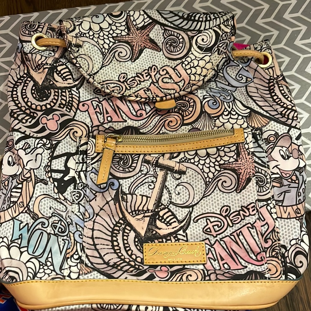 Retired- Disney Cruiseline Dooney and Bourke small backpack